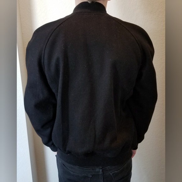 Men's wool (lined) varsity style jacket - Picture 3 of 3